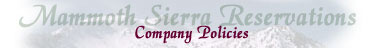 Company Policies