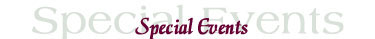 Special Events