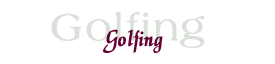Golfing