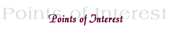 Points of Interest