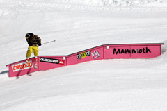 skiing on mammoth mountain