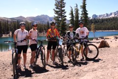 family mountain biking in mammoth